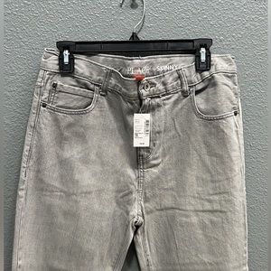 Gray denim jean